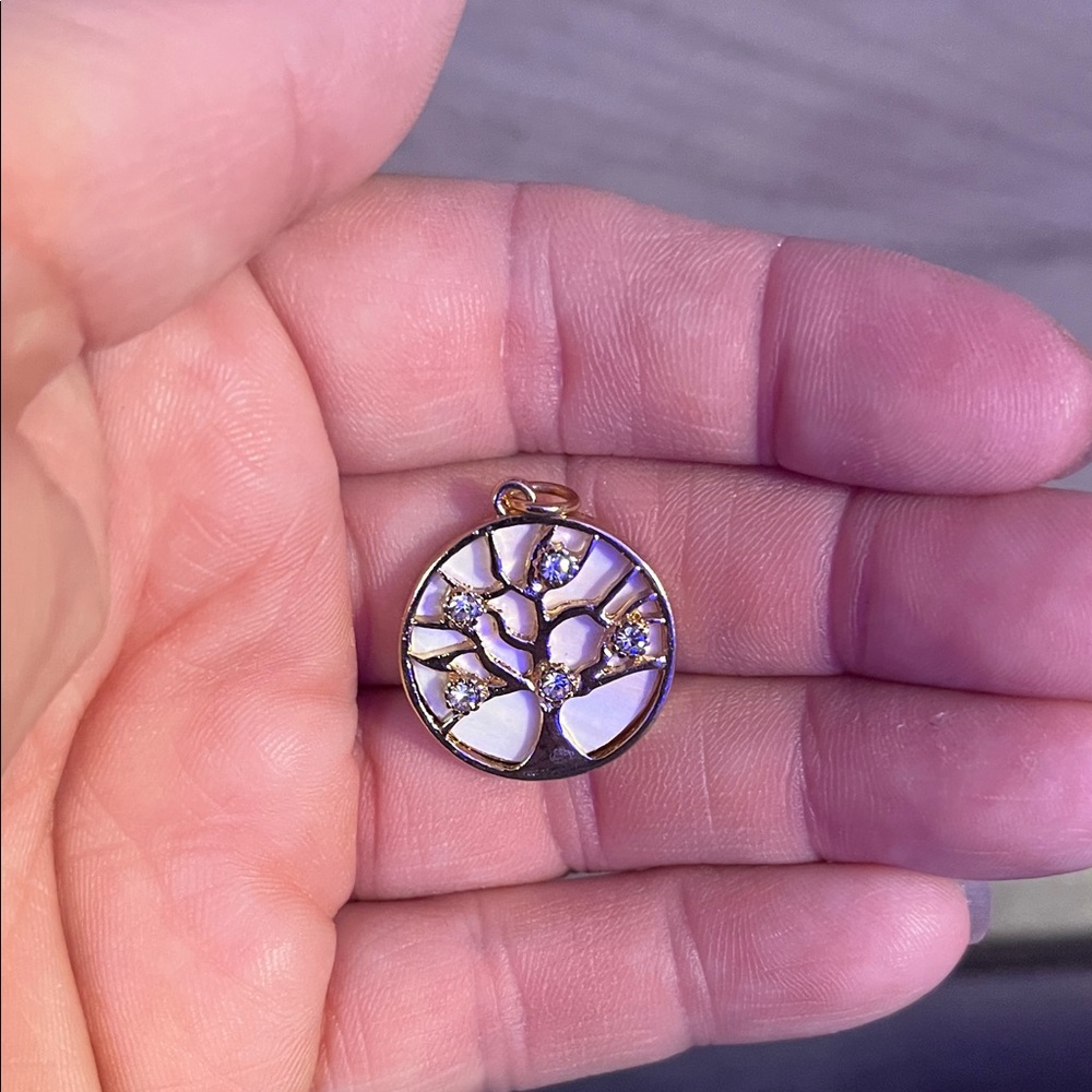 Gold and Silver Tree of Life Pendant